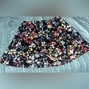XL lilywhite Floral A-Line Skirt